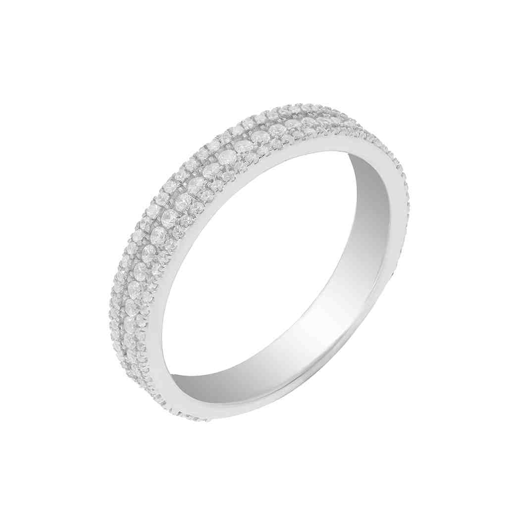 Multiple Rows Diamond Ring LR11180AGR